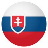 Flag: Slovakia on JoyPixels 4.0