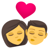 Kiss: Woman, Man on JoyPixels 4.0