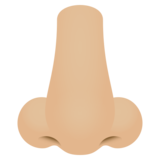 Nose: Medium-Light Skin Tone on JoyPixels 4.0