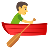Person Rowing Boat on JoyPixels 4.0