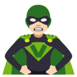 Supervillain: Light Skin Tone on JoyPixels 4.0