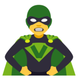 Woman Supervillain on JoyPixels 4.0
