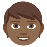 Child: Medium-Dark Skin Tone on JoyPixels 4.5