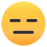 Expressionless Face on JoyPixels 4.5