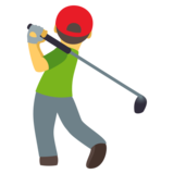 Person Golfing on JoyPixels 4.5