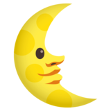 Last Quarter Moon Face on JoyPixels 4.5