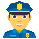 Man Police Officer on JoyPixels 4.5