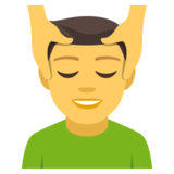Man Getting Massage on JoyPixels 4.5