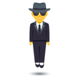 Person in Suit Levitating on JoyPixels 4.5