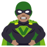 Man Supervillain: Medium Skin Tone on JoyPixels 4.5