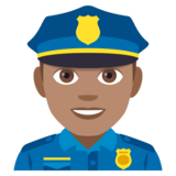 Police Officer: Medium Skin Tone on JoyPixels 4.5