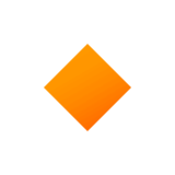 Small Orange Diamond on JoyPixels 4.5