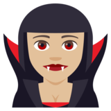 Vampire: Medium-Light Skin Tone on JoyPixels 4.5