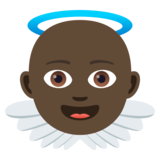 Baby Angel: Dark Skin Tone on JoyPixels 5.0