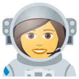 Woman Astronaut on JoyPixels 5.0