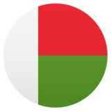 Flag: Madagascar on JoyPixels 5.0