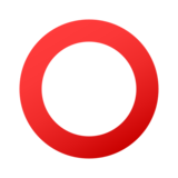 Hollow Red Circle on JoyPixels 5.0