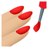 Nail Polish: Medium-Light Skin Tone on JoyPixels 5.0
