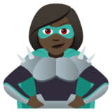 Woman Supervillain: Dark Skin Tone on JoyPixels 5.0