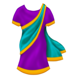 Sari on Emojipedia Sample Images 12.0