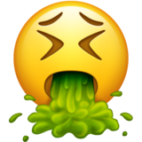 Face Vomiting on Emojipedia Sample Images 5.1