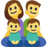 Family: Man, Woman, Boy, Boy on Facebook 2.1