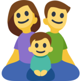 Family: Man, Woman, Boy on Facebook 2.1