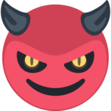 Smiling Face with Horns on Facebook 2.1