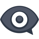 Eye in Speech Bubble on Facebook 2.2