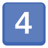 Keycap Digit Four on Facebook 2.2