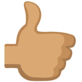 Thumbs Up: Medium Skin Tone on Facebook 2.2
