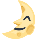 First Quarter Moon Face on Facebook 2.2.1