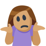 Person Shrugging: Medium Skin Tone on Facebook 2.2.1