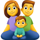 Family: Man, Woman, Boy on Facebook 3.0