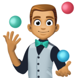 Man Juggling: Medium Skin Tone on Facebook 3.0