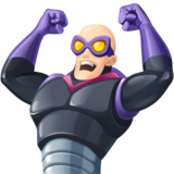 Man Supervillain: Light Skin Tone on Facebook 3.0