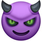 Smiling Face with Horns on Facebook 3.0