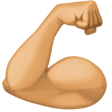 Flexed Biceps: Medium Skin Tone on Facebook 3.1