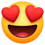 Smiling Face with Heart-Eyes on Facebook 3.1