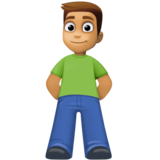 Man Standing: Medium Skin Tone on Facebook 4.0