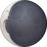 Waning Crescent Moon on Facebook 4.0