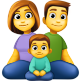 Family: Man, Woman, Boy on Facebook 13.1