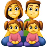 Family: Man, Woman, Girl, Girl on Facebook 13.1