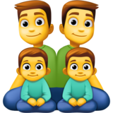 Family: Man, Man, Boy, Boy on Facebook 13.0