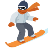 Snowboarder: Light Skin Tone on Facebook 2.0