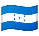 Flag: Honduras on Google Noto Color Emoji Android 8.0