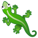 Lizard on Google Noto Color Emoji Android 8.0