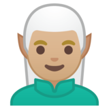 Man Elf: Medium-Light Skin Tone on Google Noto Color Emoji Android 8.0
