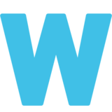 Regional Indicator Symbol Letter W on Google Noto Color Emoji Android 8.0