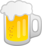 Beer Mug on Google Noto Color Emoji Android 8.1